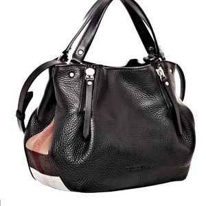 Burberry Maidstone Saddle Leather Bag